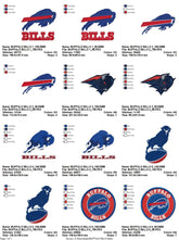 Buffalo Bills - Pack of 6 Designs - Embroidery Design